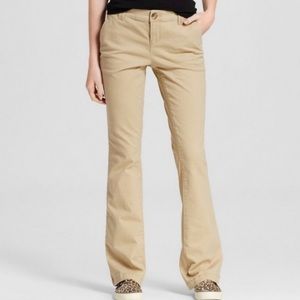 Mossimo bootcut khaki pants